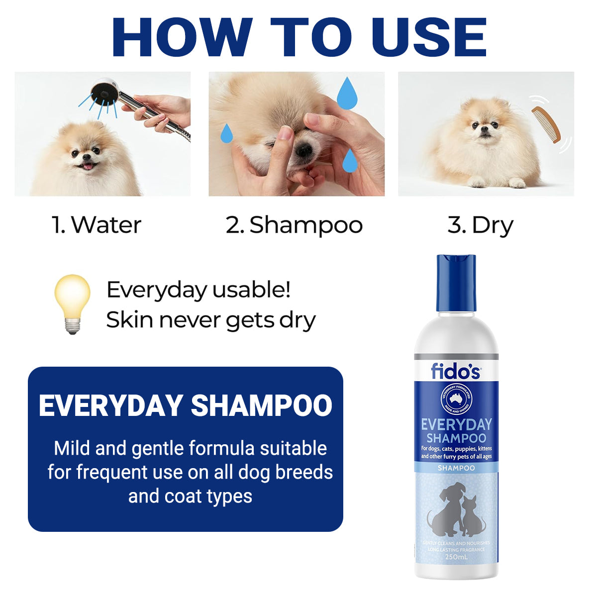 FIDOS Everyday Shampoo 250ml