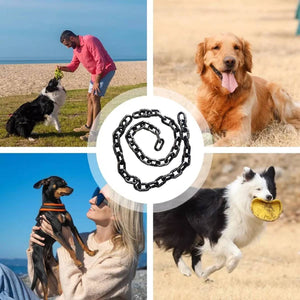 Fake Big Dog Chain Leash for Small Dogs