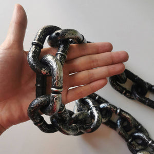 Fake Big Dog Chain Leash for Small Dogs