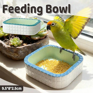 Cute Resin Small Pet Food Bowl