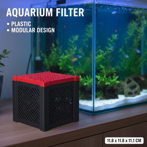 Aquarium Internal Filter Media Box with Lid