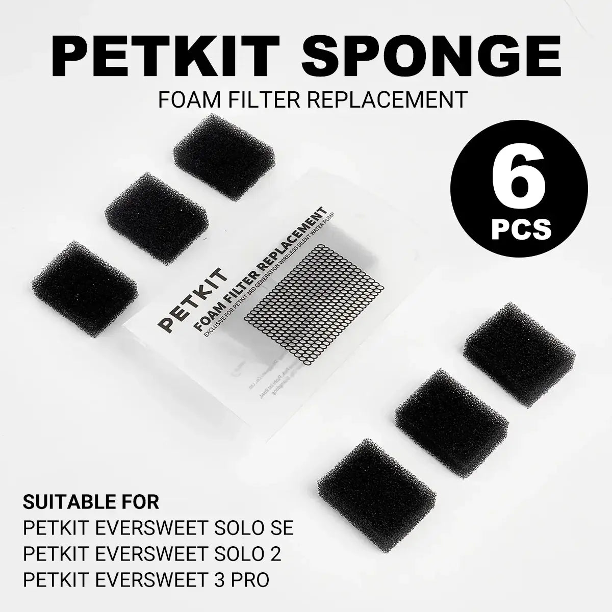 PETKIT Foam Filter Replacement for Water Fountains