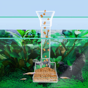 Fish Tank Feeder Tube - Crystal Shrimp Feeding Ring (17cm)