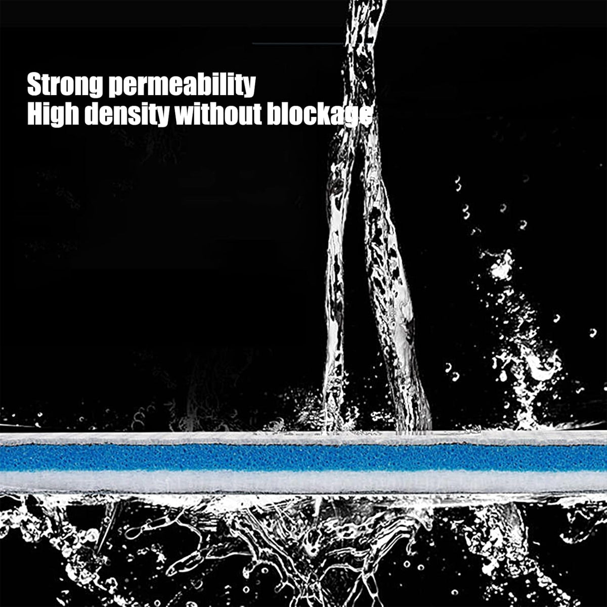 8D Fish Tank Filter Cotton Pad (2PCS) High Density Aquarium Media