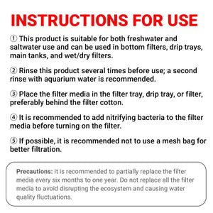 Suspension Filter Media 1L - Aquarium Bacteria Cultivation Pellets