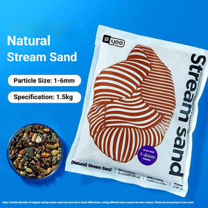Volcanic Aquarium Sand 6MM - Yee Stream Stone Bottom Substrate