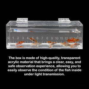 Fish Measuring Box With Ruler