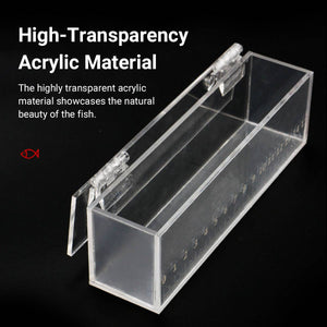Fish Measuring Box With Ruler