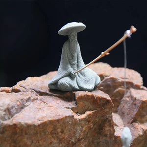 Fishing Man Ornament Aquarium & Landscape Decor