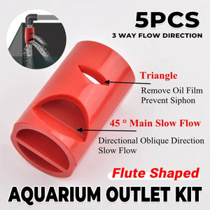 Aquarium Outlet Nozzle 3-Way Flow Return Pipe