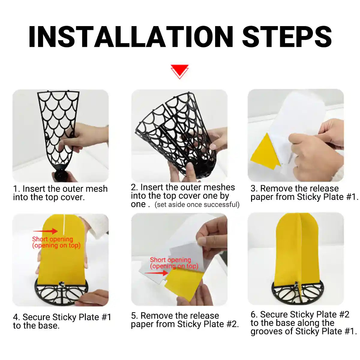 Outdoor Fruit Fly & Bee Traps Set of 2 Bell-Type Insect Traps