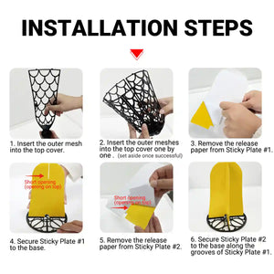 Outdoor Fruit Fly & Bee Traps Set of 2 Bell-Type Insect Traps