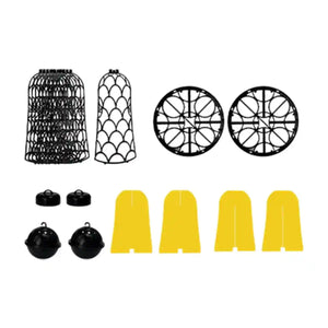 Outdoor Fruit Fly & Bee Traps Set of 2 Bell-Type Insect Traps