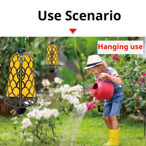 Outdoor Fruit Fly & Bee Traps Set of 2 Bell-Type Insect Traps