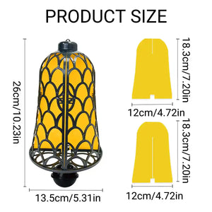 Outdoor Fruit Fly & Bee Traps Set of 2 Bell-Type Insect Traps