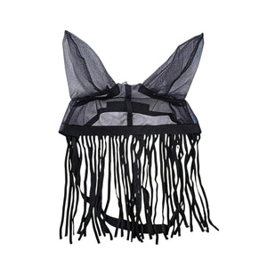 Fly-Proof Horse Ear Mask Tassel Design Face Cover for Insect Protection