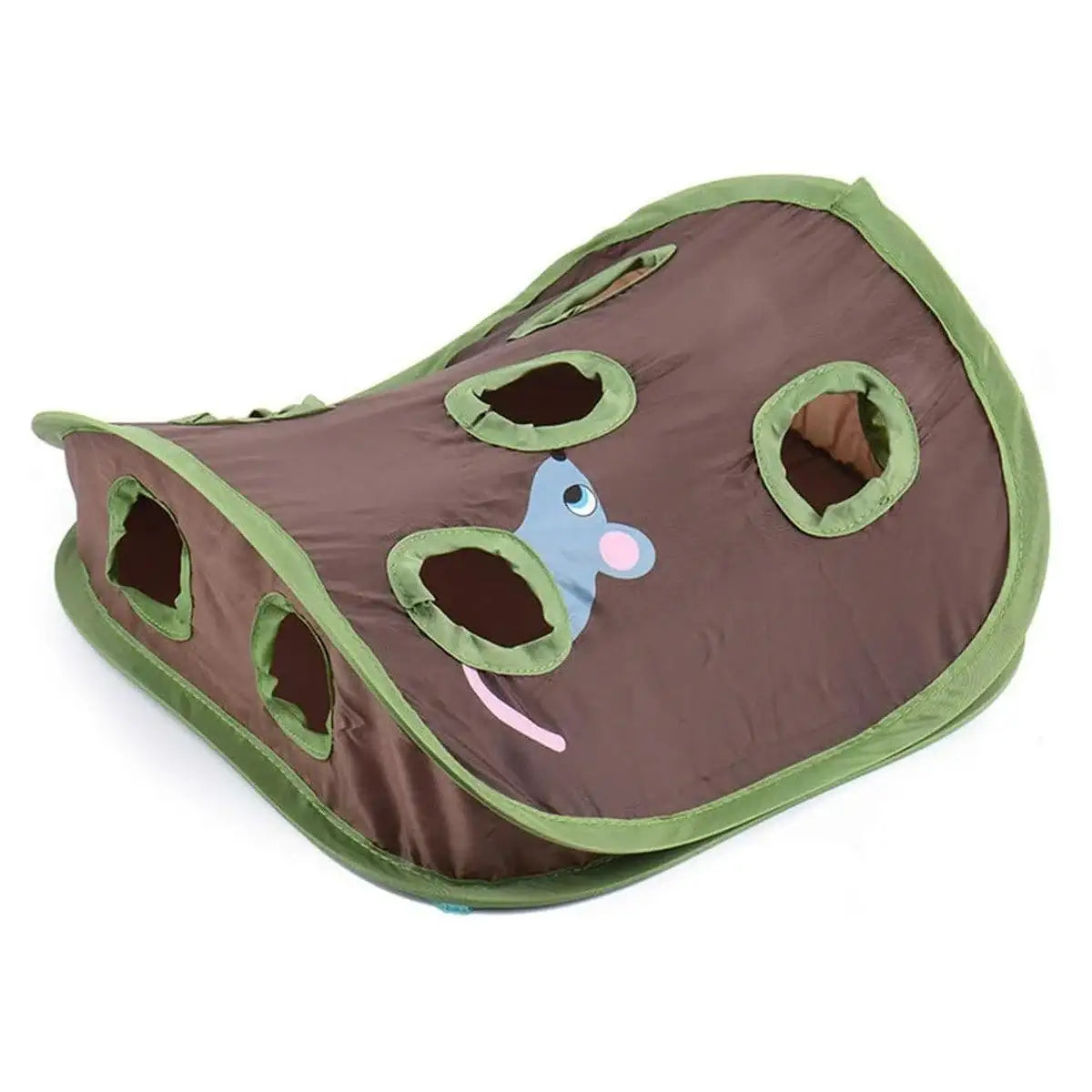 Foldable Mouse Hole Cat Toy Interactive Play Toy for Cats