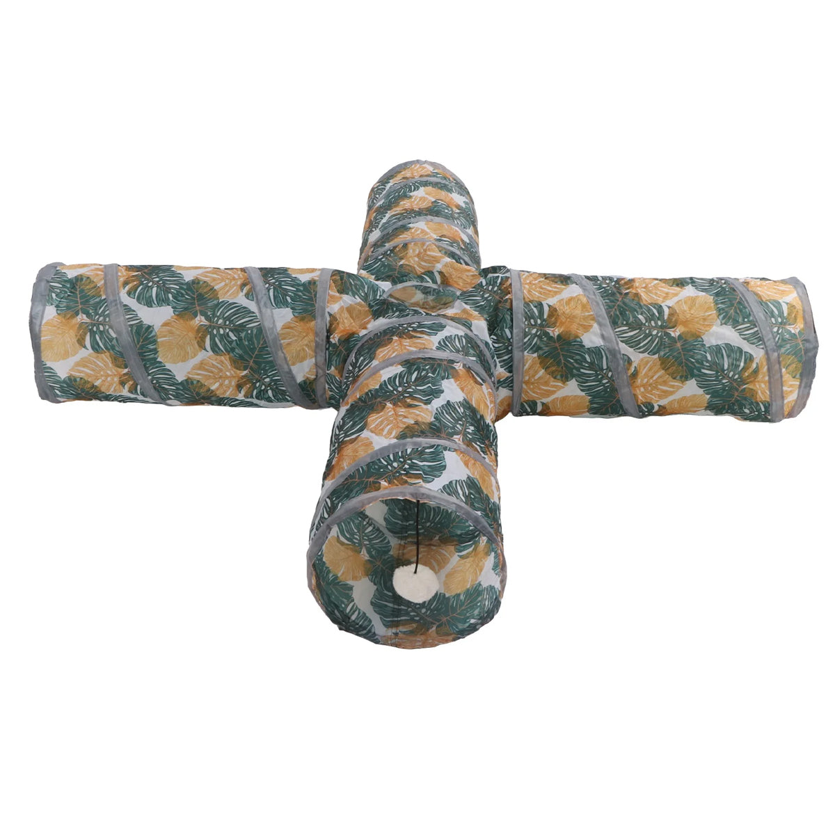 Foldable Cat Tunnel Toy with 4-Way Design for Indoor Play