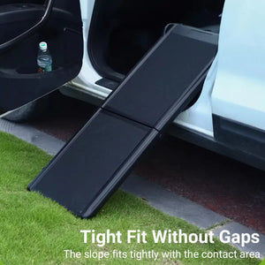 Foldable Dog Car Ramp with Non-Slip Surface for Vehicle Access
