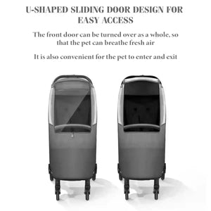 Pet Stroller Rain Cover with 270° View and Front Access Door