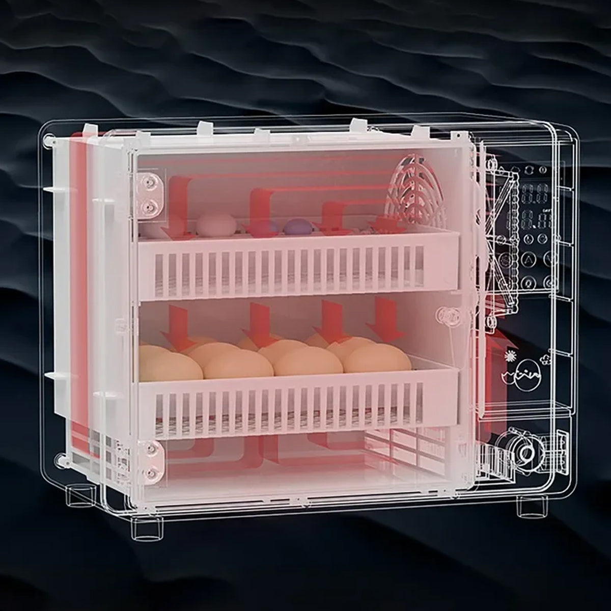 Fully Automatic Egg Incubator With Touch Screen