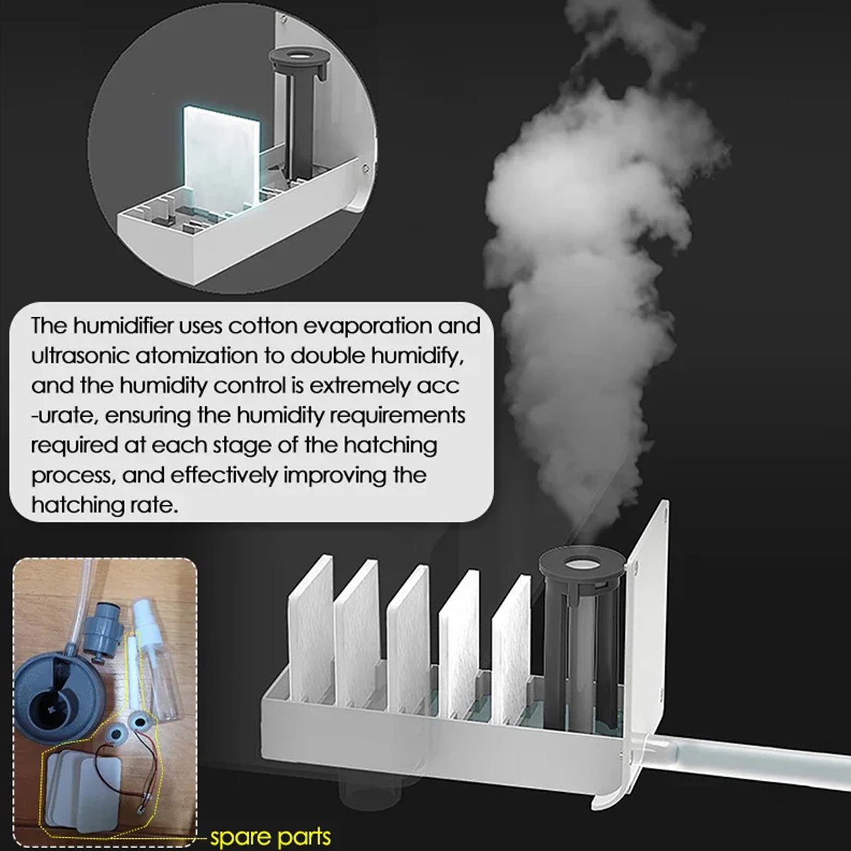 Fully Automatic Egg Incubator With Touch Screen