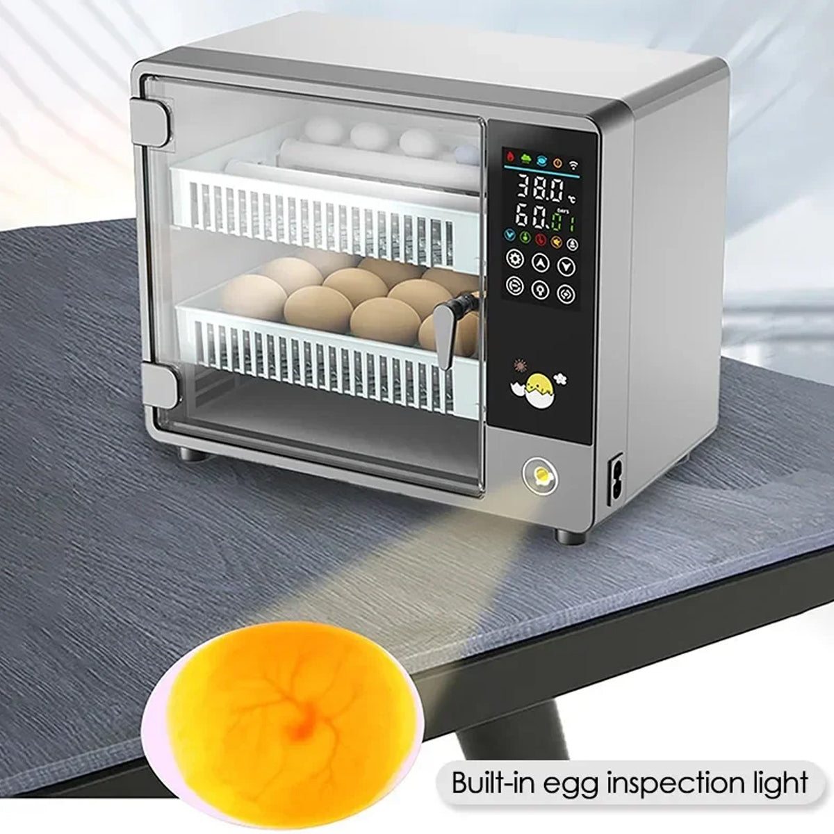 Fully Automatic Egg Incubator With Touch Screen