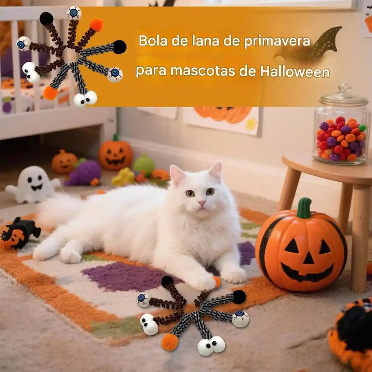 Halloween Funny Cat Toys (8PCS Set)
