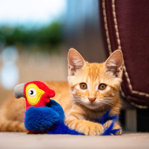 Interactive Cat Toy Motion Activated Parrot Sound Toy