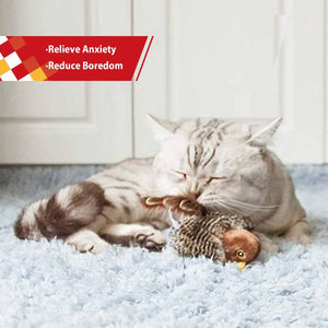 Interactive Cat Toy GiGwi Melody Chaser Robin Bird