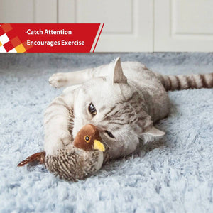 Interactive Cat Toy GiGwi Melody Chaser Robin Bird