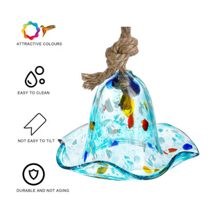 Bird Feeder Garden Decor Hanging Feeder for Outdoor Yard Decoration Colourful