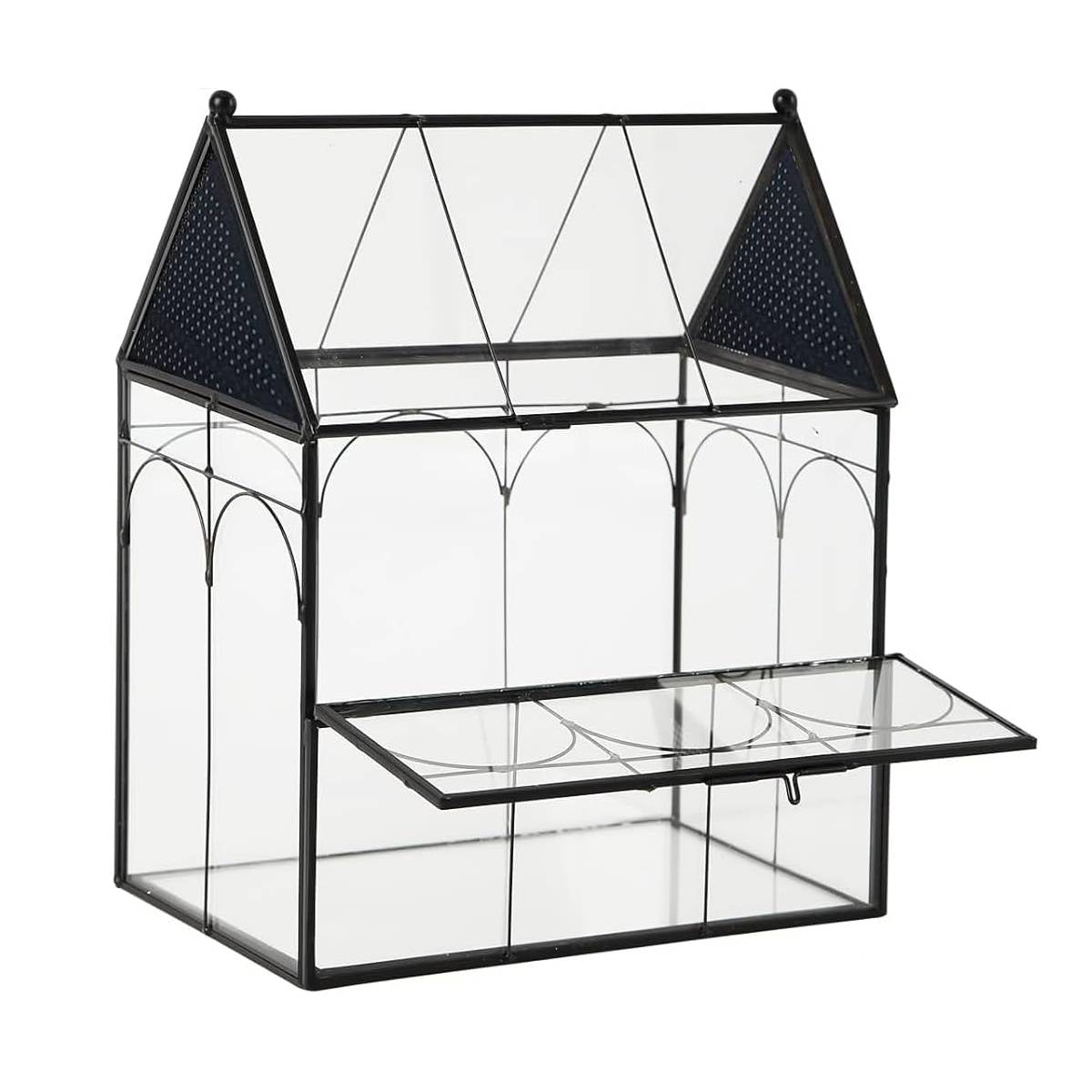 Glass Breeding Box Insect Terrarium With Vent
