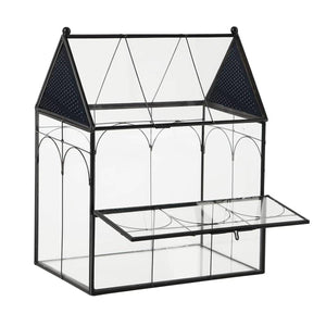 Glass Breeding Box Insect Terrarium With Vent
