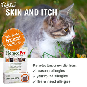 HOMEOPET CAT SKIN & ITCH 
15ML