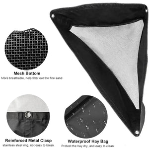 Corner Hay Bag Feeder Durable Hay Nets for Horses & Livestock