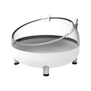 Transparent Hamster Bowl with Raised Feet Easy-to-Clean Pet Feeder