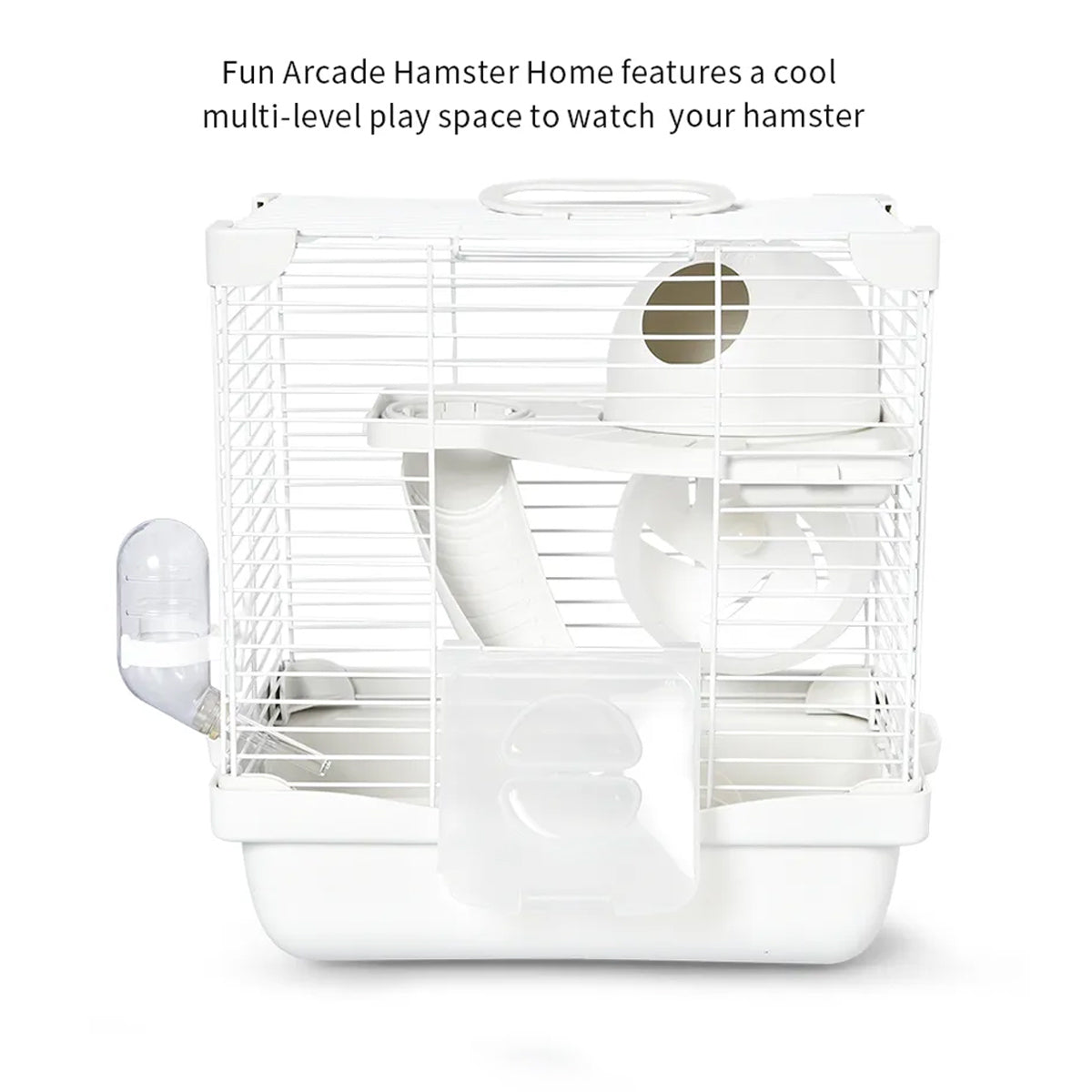 Hamster Cage Double Decker Villa with Water Dispenser
