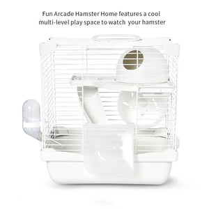Hamster Cage Double Decker Villa with Water Dispenser