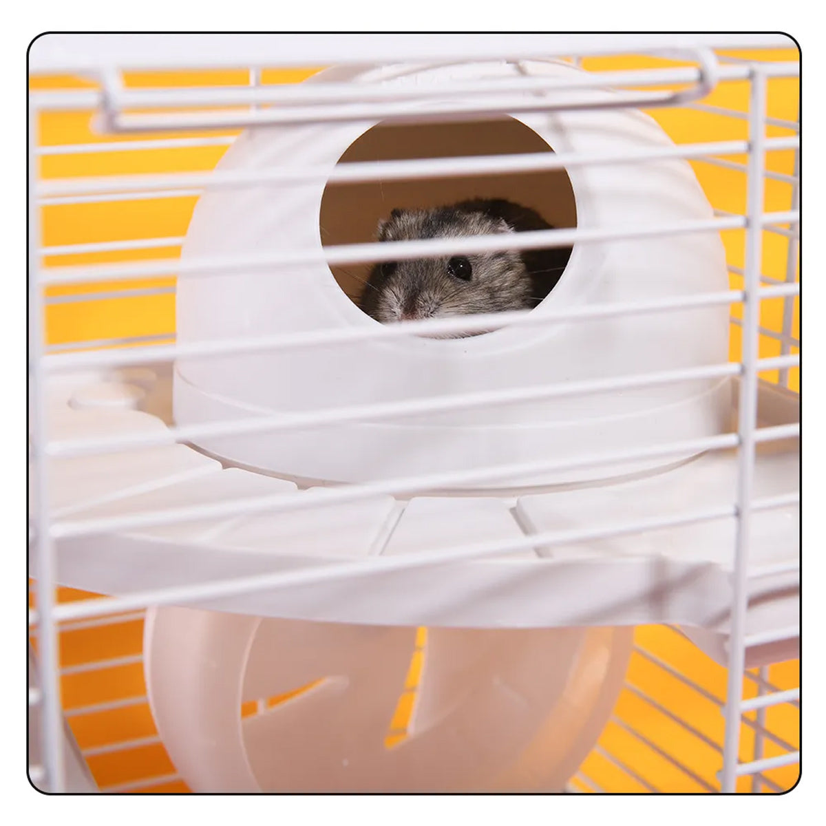 Hamster Cage Double Decker Villa with Water Dispenser