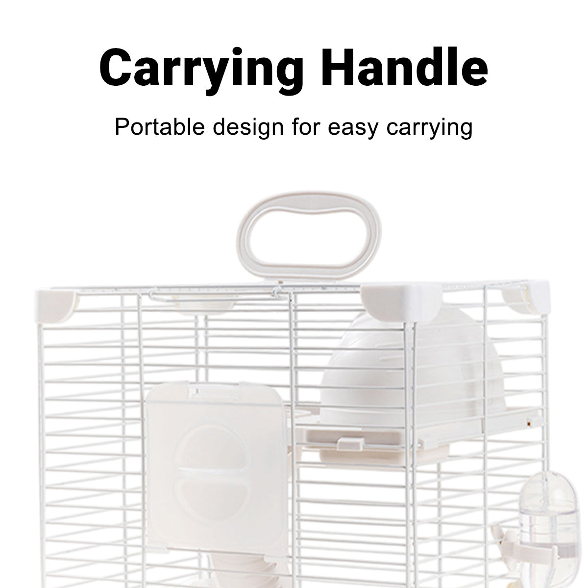Hamster Cage Double Decker Villa with Water Dispenser