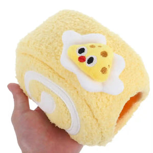 Hamster Nest Cozy Plush Swiss Roll Bed for Small Pets