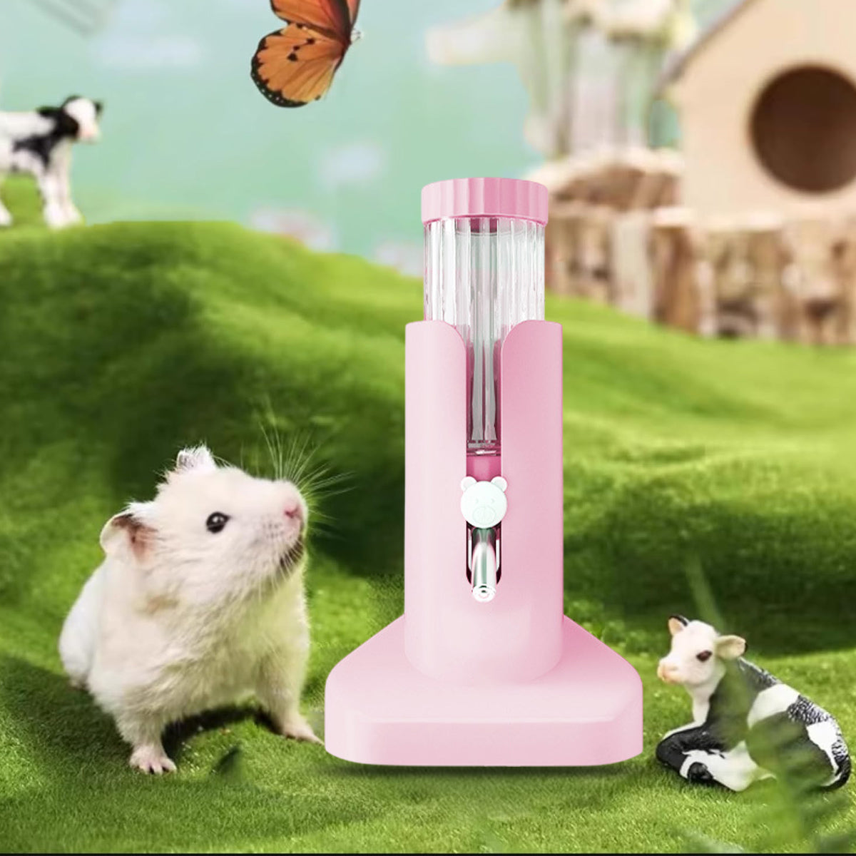 Hamster Water Bottle 120ml Anti Drip ABS Feeder for Small Pets