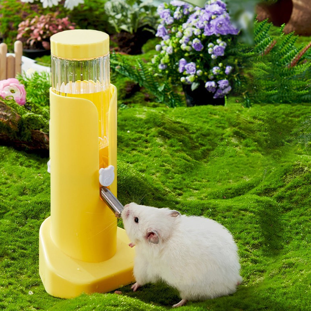 Hamster Water Bottle 120ml Anti Drip ABS Feeder for Small Pets