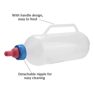 Durable Lamb Feeding Bottles Milk Bottle with Nipple & Handle 1000ml