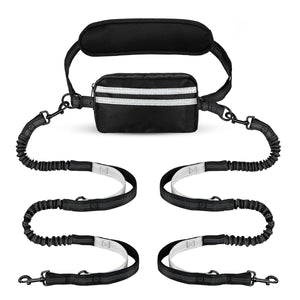 Hands-Free Dog Leash With Waist Belt