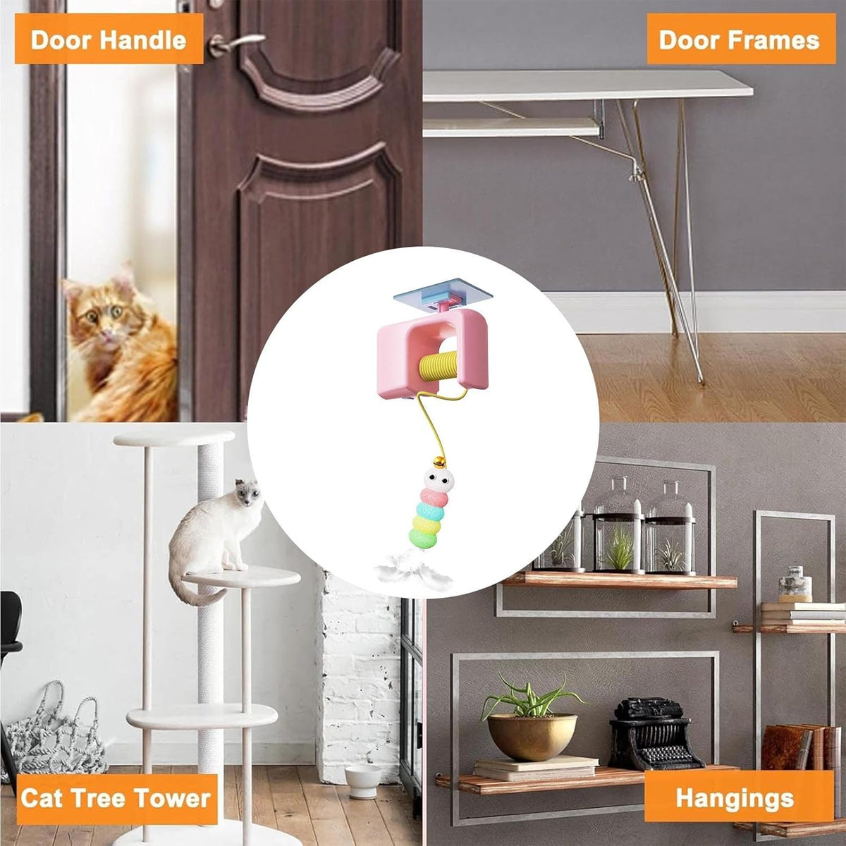 Hangable Automatic Cat Interactive Toy