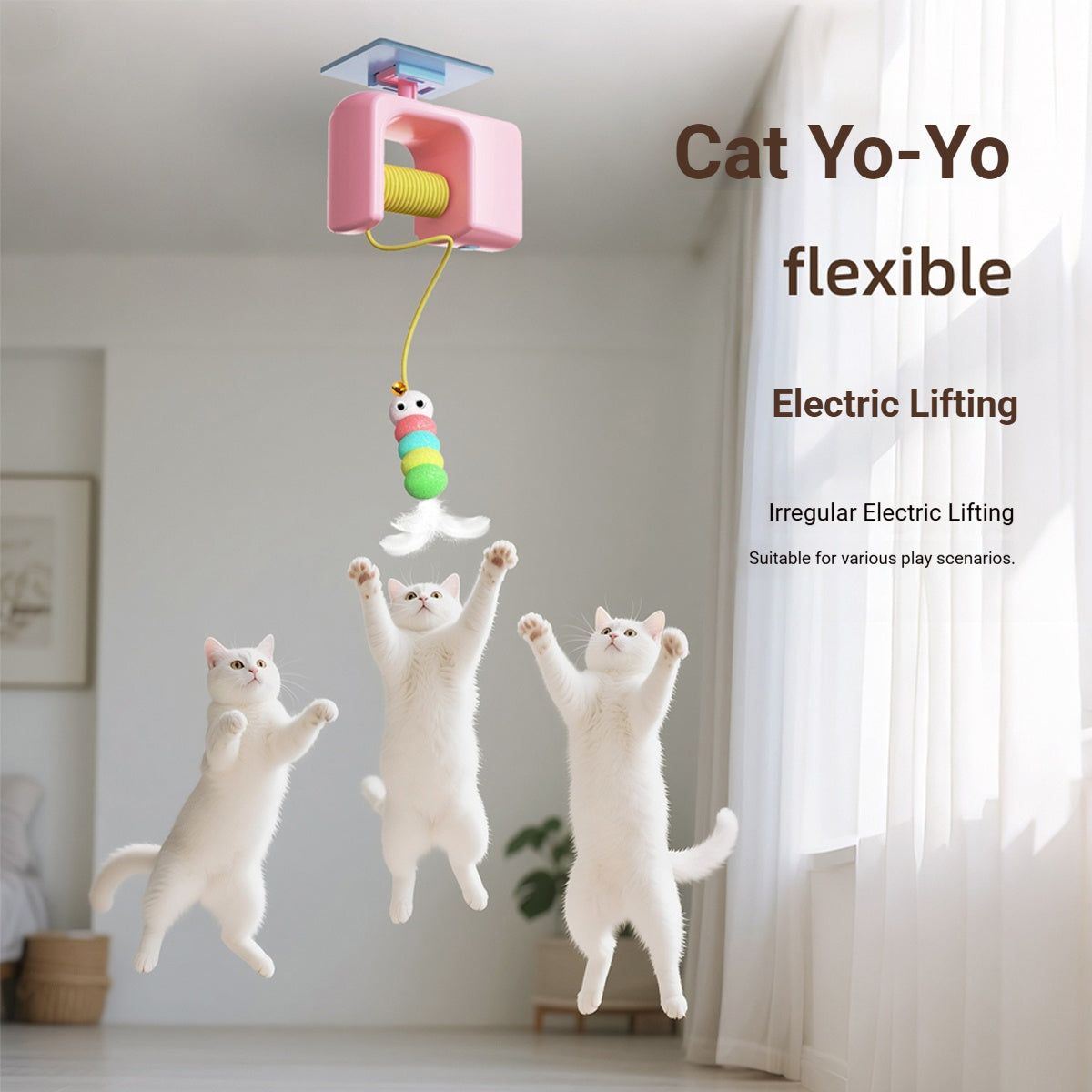 Hangable Automatic Cat Interactive Toy