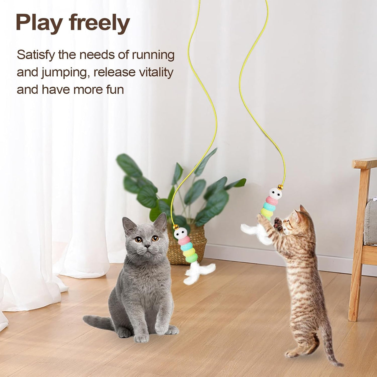 Hangable Automatic Cat Interactive Toy