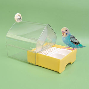 External Bird Bath Box Cage Mount